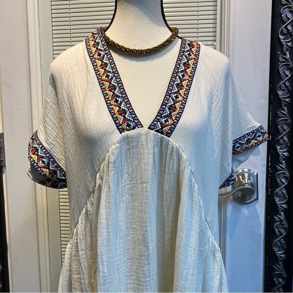 CUPSHE Plunge V Beach Cover Up Maternity DressMini Casual Summer Dress new - Picture 3 of 8